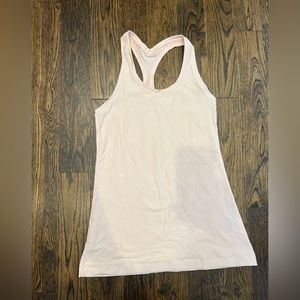 Lulu Lemon light pink workout tank